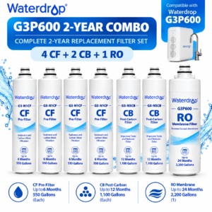 Waterdrop G3P600 2-Year Complete Replacement Filter Set