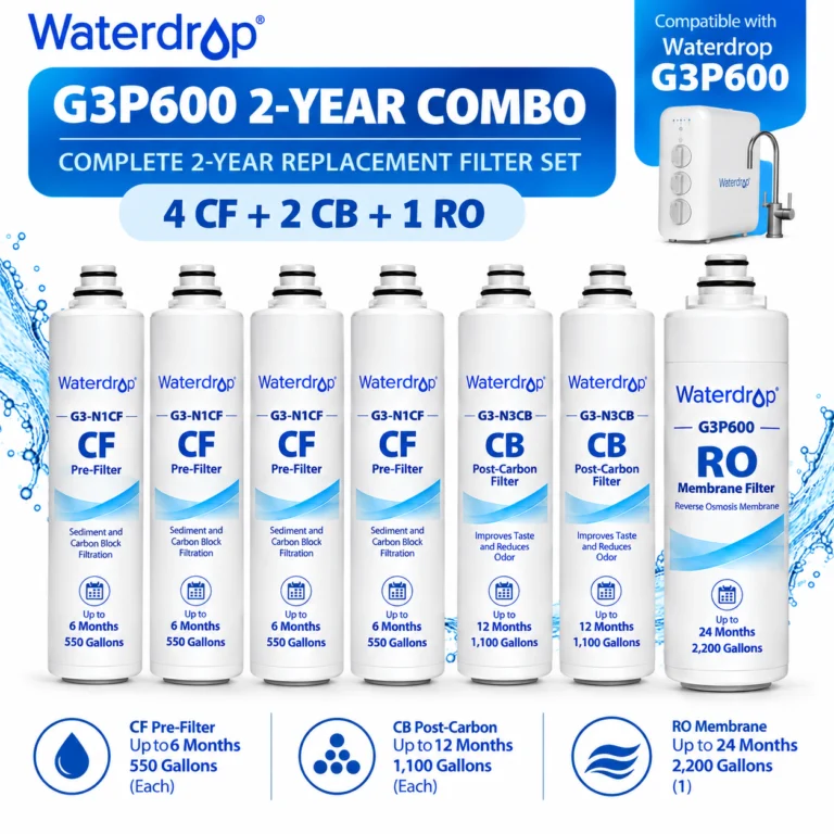 Waterdrop G3P600 2-Year Complete Replacement Filter Set