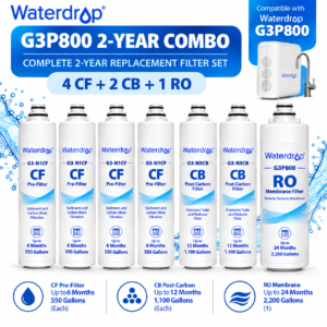 Waterdrop G3P800 2-Year Complete Replacement Filter Set