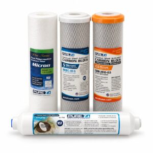PureT four-filter chloramine replacement set without membrane or wrench