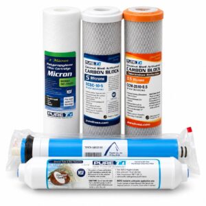 PureT chloramine replacement filter set with 50 GPD membrane