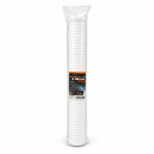 PureT GSSR25-20005 5-micron scale inhibitor filter cartridge on a white background